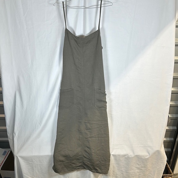 Faded Glory Green Casual Slip Dress with Spaghetti Straps - Picture 1 of 6